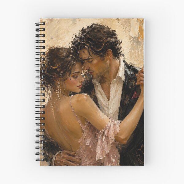 Item preview, Eternal Embrace | Impressionist dancing couple designed and sold by CottageArtistry.