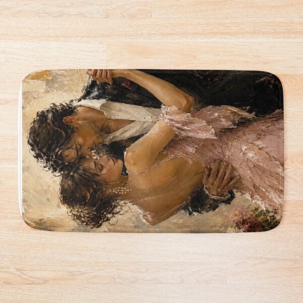Item preview, Eternal Embrace | Impressionist dancing couple designed and sold by CottageArtistry.
