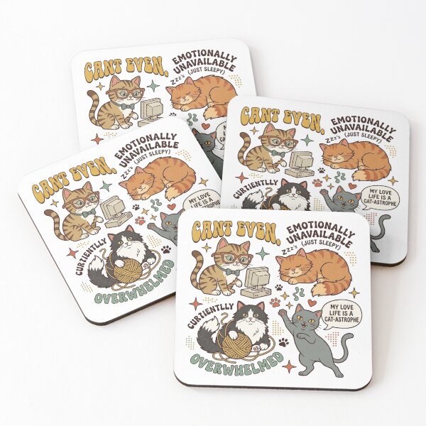 Item preview, Funny Retro Cat Meme Vintage Aesthetic 90s Style Sarcastic Cat Lover designed and sold by Bangcen.