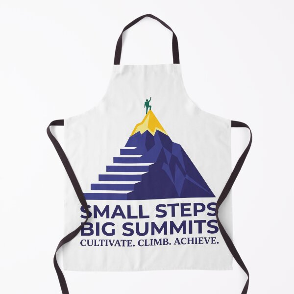 Item preview, Small Steps Big Summits Sticker designed and sold by Pixel & Chaos.