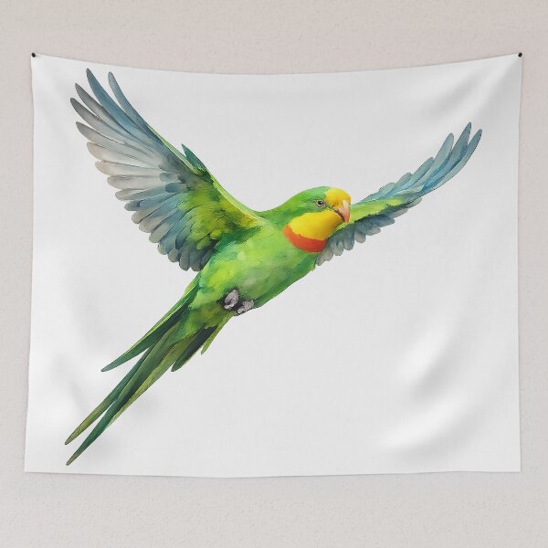 Item preview, Superb Parrot Watercolour — Australian Parrot designed and sold by Jaruart.