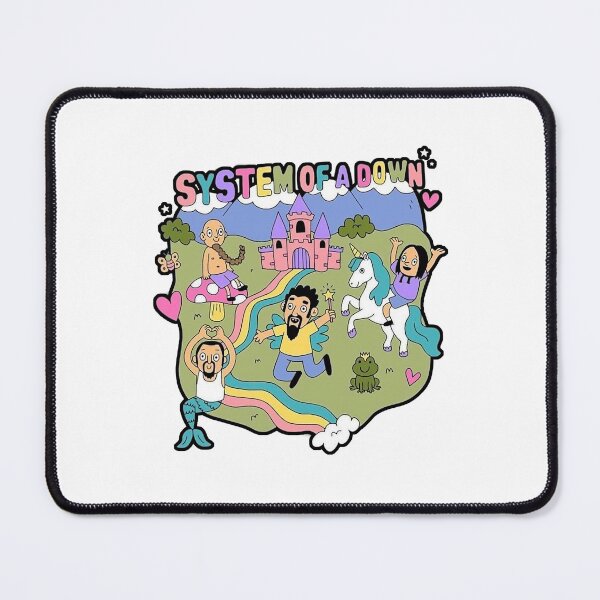 Item preview, System Of A Down Cute Castle Fantasy Doodle designed and sold by virkali77.