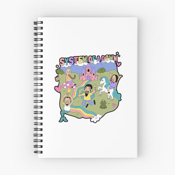 Item preview, System Of A Down Cute Castle Fantasy Doodle designed and sold by virkali77.