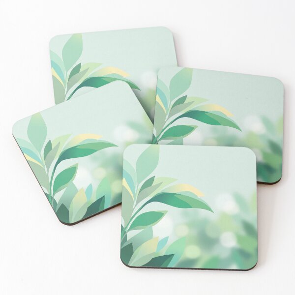 Item preview, Fresh Green Leaves and Soft Bokeh designed and sold by Neural Dream.