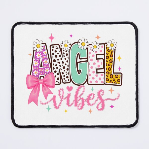 Item preview, Angel Vibes Coquette Pink Bow Daisy Design designed and sold by ShopUniverse.