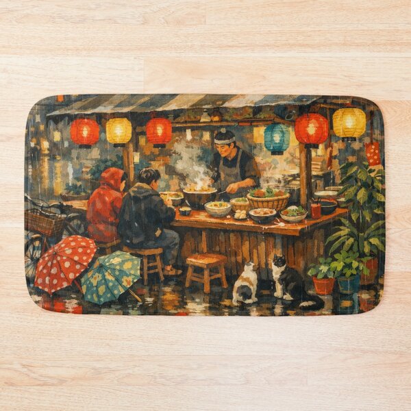 Item preview, Ramen Rainy Night designed and sold by H A R L E I G H .