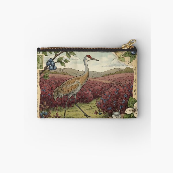 Item preview, Crane Among Blueberries and Vintage Countryside Picnic designed and sold by CoffeeinBloom.