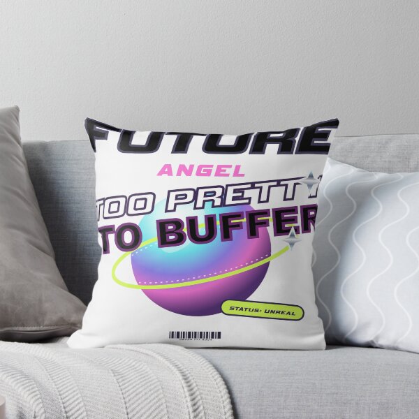Item preview, Too Pretty to Buffer – Y2K Magazine Cover Aesthetic Design designed and sold by FlamoArt.