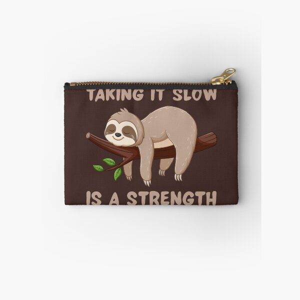 Item preview, Taking It Slow Is a Strength Cute Sloth Motivational Positive Animal Quote designed and sold by Rocklights.