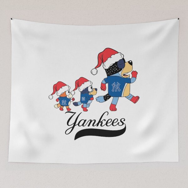 Item preview, Christmas Blue Yankees Family Baseball designed and sold by ElectricSigil.
