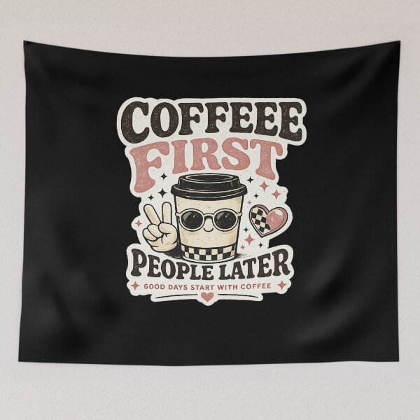 Item preview, Coffee First, People Later designed and sold by Chiknook.