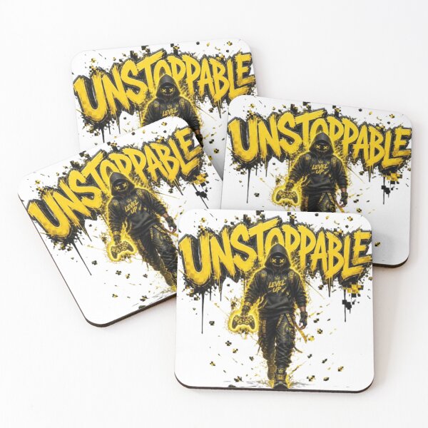 Item preview, UNSTOPPABLE Gaming Sticker | Neon Esports Streetwear Graphic Design designed and sold by Stylestickers55.