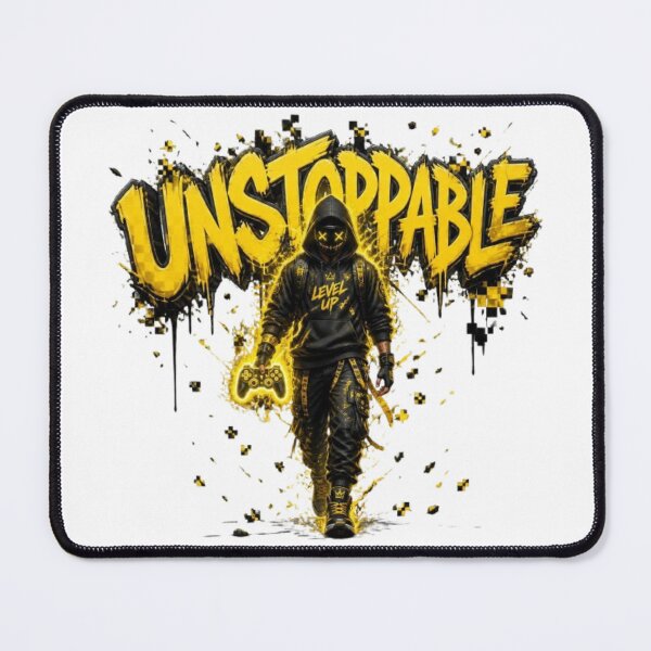 Item preview, UNSTOPPABLE Gaming Sticker | Neon Esports Streetwear Graphic Design designed and sold by Stylestickers55.