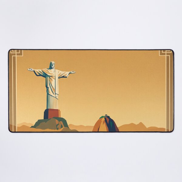 Item preview, Rio de Janeiro Brazil Vintage Travel Poster designed and sold by Bomax121.