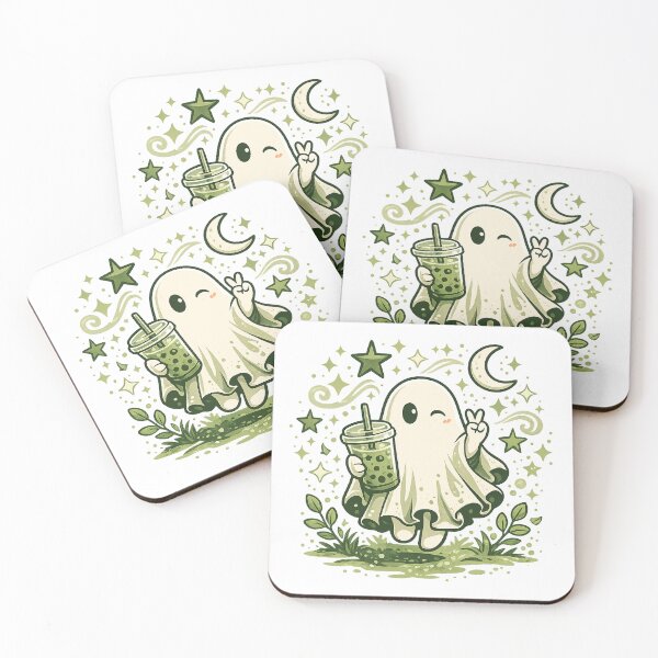 Item preview, Cute-Matcha-Ghost designed and sold by afr-saad.