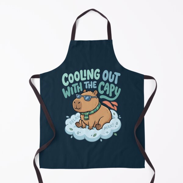 Item preview, Cooling Out Capybara Cute Chill Kawaii designed and sold by dreephic22.