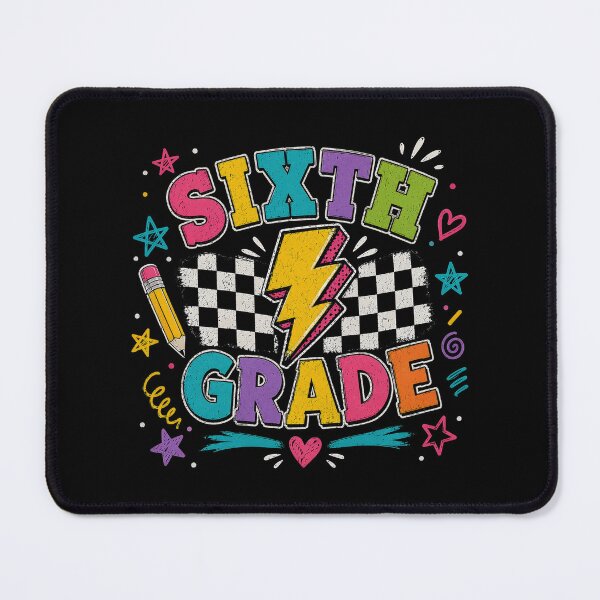 Item preview, Sixth Grade Lighting Bolt Pencil Retro 6th Grade Teacher designed and sold by OlakunleOloroz.