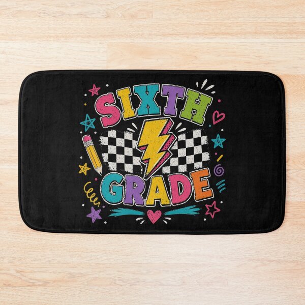 Item preview, Sixth Grade Lighting Bolt Pencil Retro 6th Grade Teacher designed and sold by OlakunleOloroz.
