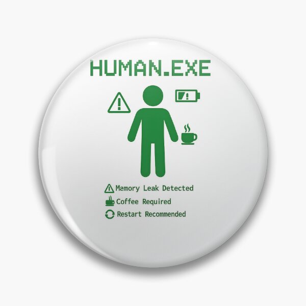Item preview, Human.EXE – Memory Leak Detected | Funny IT & Programmer T-Shirt designed and sold by jahiggin.
