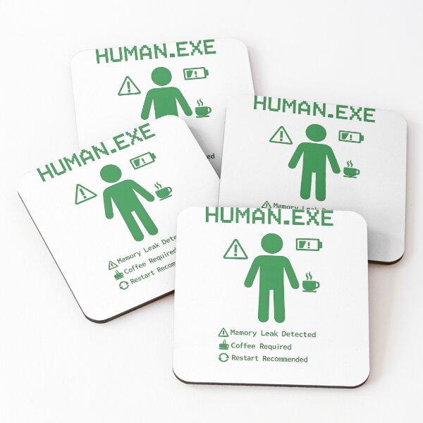 Item preview, Human.EXE – Memory Leak Detected | Funny IT & Programmer T-Shirt designed and sold by jahiggin.