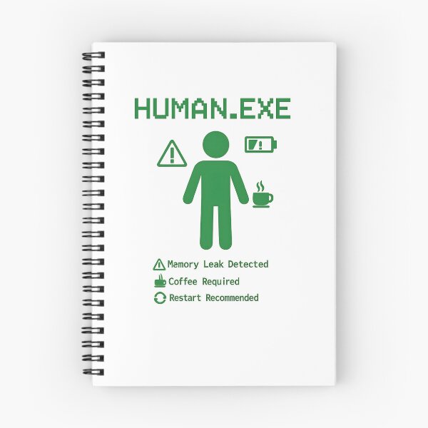 Item preview, Human.EXE – Memory Leak Detected | Funny IT & Programmer T-Shirt designed and sold by jahiggin.