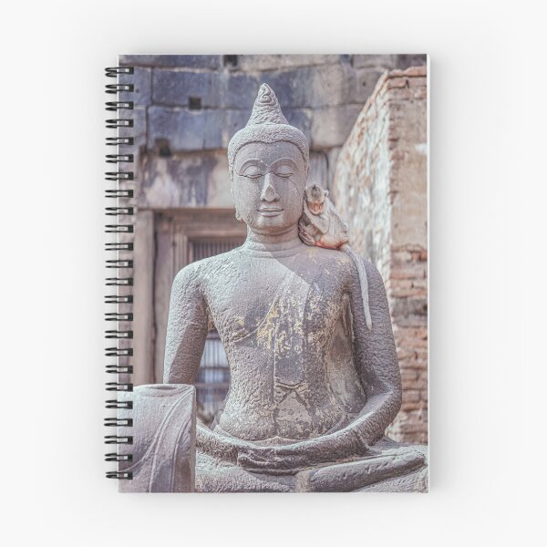 Item preview, Sleeping Monkey on Buddha's Shoulder Lopburi Thailand designed and sold by Jomsunshine.