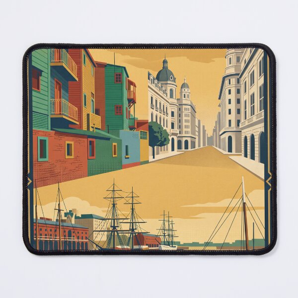 Item preview, Buenos Aires Argentina Vintage Travel Poster designed and sold by Bomax121.