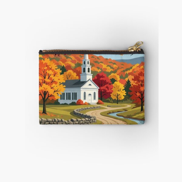 Item preview, New England Vintage Style Travel Advert designed and sold by Dimensionality.