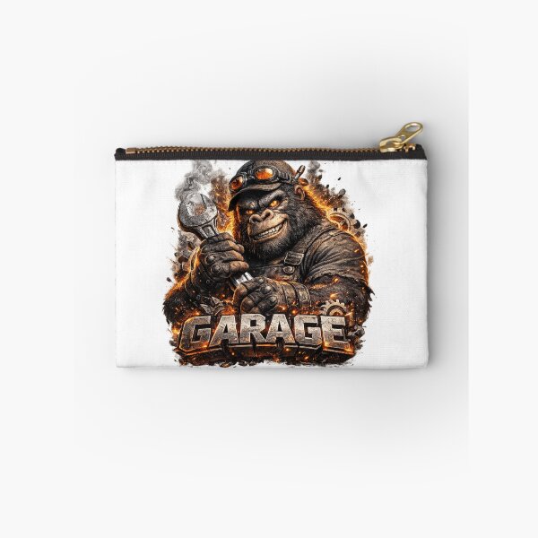 Item preview, Garage Gorilla Mechanic – Tough Monkey Workshop Mascot designed and sold by AlexLineArt.