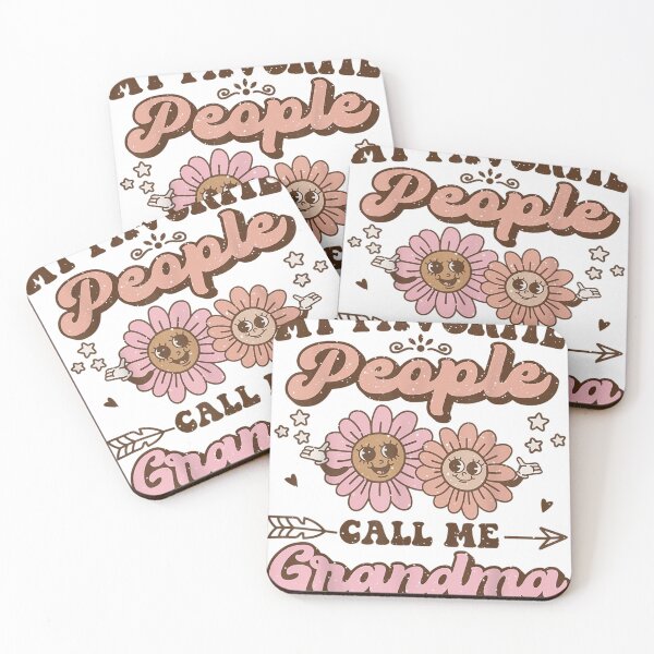 Item preview, My Favorite People Call Me Grandma Retro Floral Mothers Day designed and sold by Ikooblooks.