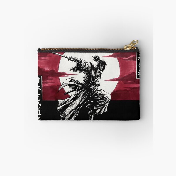 Item preview, Japanese Samurai Warrior Katana Sword Red Moon Vintage Art designed and sold by TeNovaStudio.
