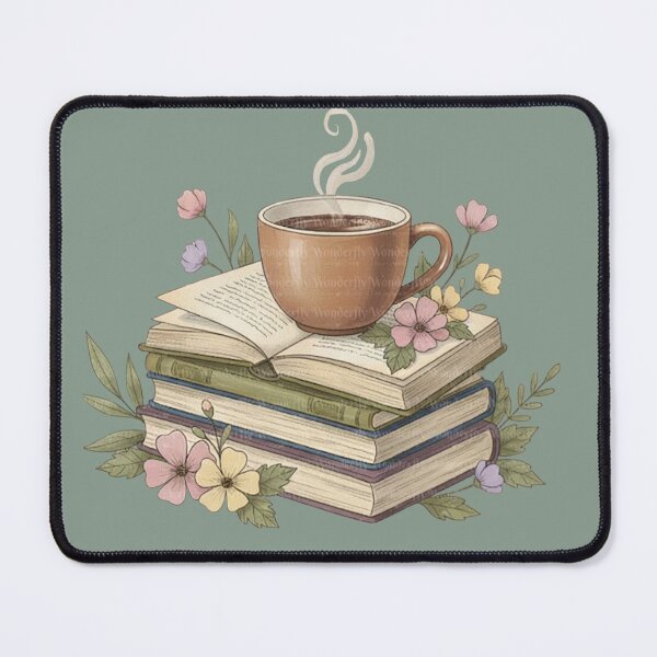 Item preview, Warm Coffee and Books Cottagecore Aesthetic designed and sold by sanorastyle.
