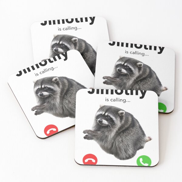 Item preview, Trash Panda Incoming Call Jimothy Humor designed and sold by KireVeronica.