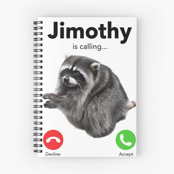 Item preview, Trash Panda Incoming Call Jimothy Humor designed and sold by KireVeronica.