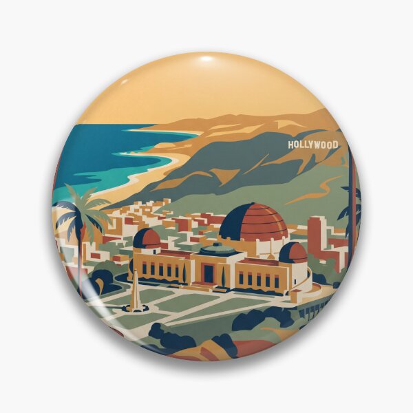 Item preview, Los Angeles California Vintage Travel Poster designed and sold by Bomax121.