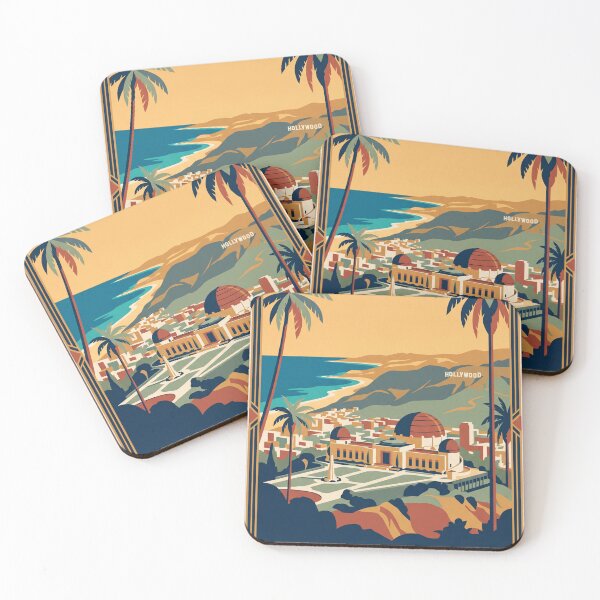 Item preview, Los Angeles California Vintage Travel Poster designed and sold by Bomax121.