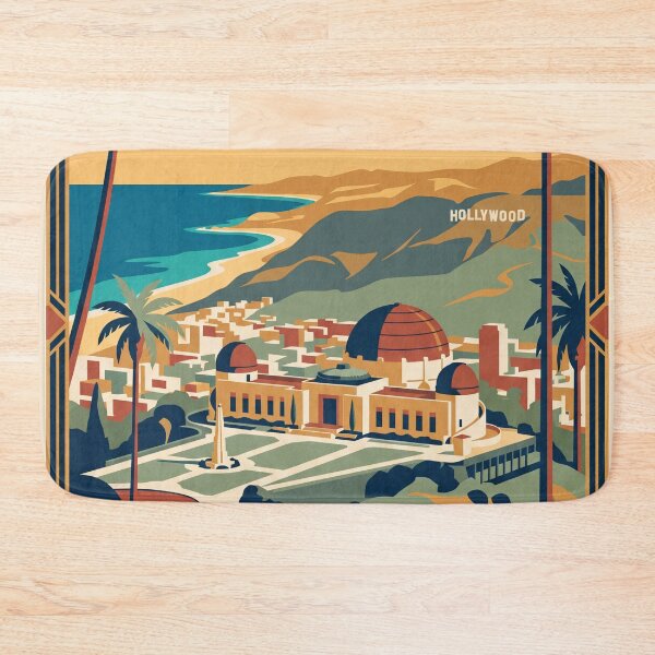 Item preview, Los Angeles California Vintage Travel Poster designed and sold by Bomax121.