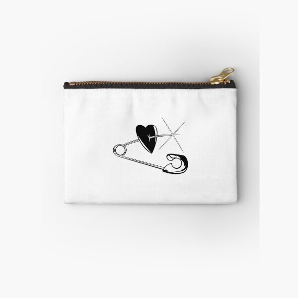 Item preview, Heart in a safety pin | Gothic tattoo design designed and sold by ProdbyNiECO.