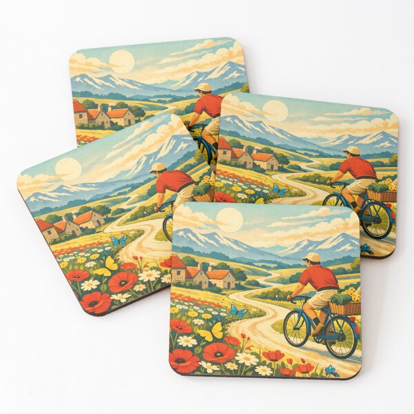 Item preview, Flower Field Cyclist designed and sold by H A R L E I G H .