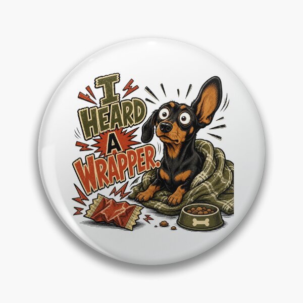 Item preview, Funny Dachshund Snack Lover designed and sold by Gentlestate.