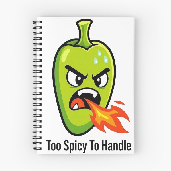 Item preview, Too Spicy To Handle Cute Angry Jalapeno Pepper Cartoon designed and sold by Dabis26.