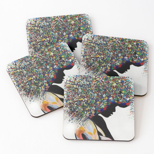 Item preview, Don't Touch My Hair | Afro Abstract Portrait Art designed and sold by EatPrayLive.