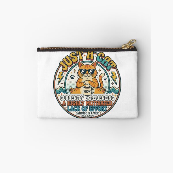 Item preview, Retro Vintage Funny Cat Meme - 90s Aesthetic Kitty Design designed and sold by Bangcen.