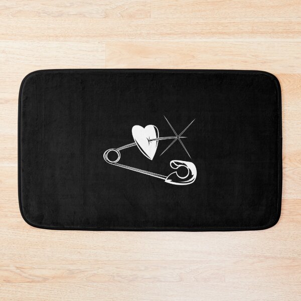 Item preview, Heart in a safety pin | Gothic tattoo design designed and sold by ProdbyNiECO.