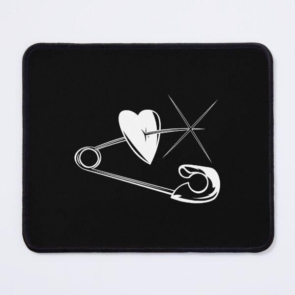 Item preview, Heart in a safety pin | Gothic tattoo design designed and sold by ProdbyNiECO.