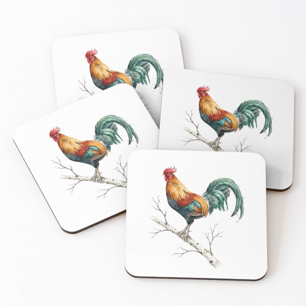 Item preview, November Rooster Birth Month Bird designed and sold by Roy & Tiffany.