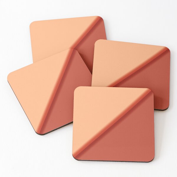 Item preview, Minimalist Peach and Burnt Orange designed and sold by pluielegere.
