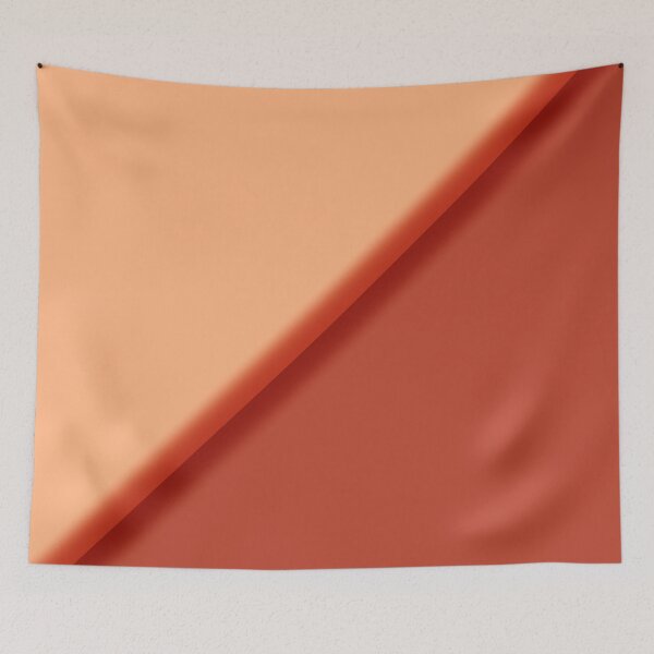 Item preview, Minimalist Peach and Burnt Orange designed and sold by pluielegere.