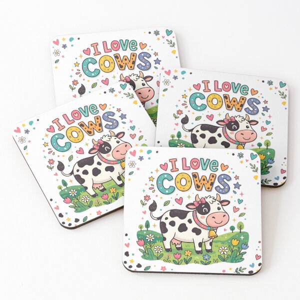 Item preview, I Love Cows Digital Art designed and sold by House of Tideswell.