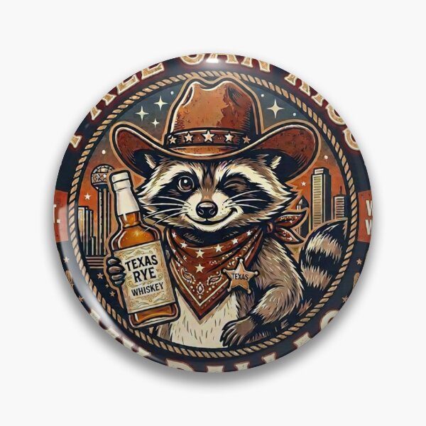 Item preview, Y'all Can Kiss My Dallas - Funny Cowboy Raccoon designed and sold by Simplybe1.